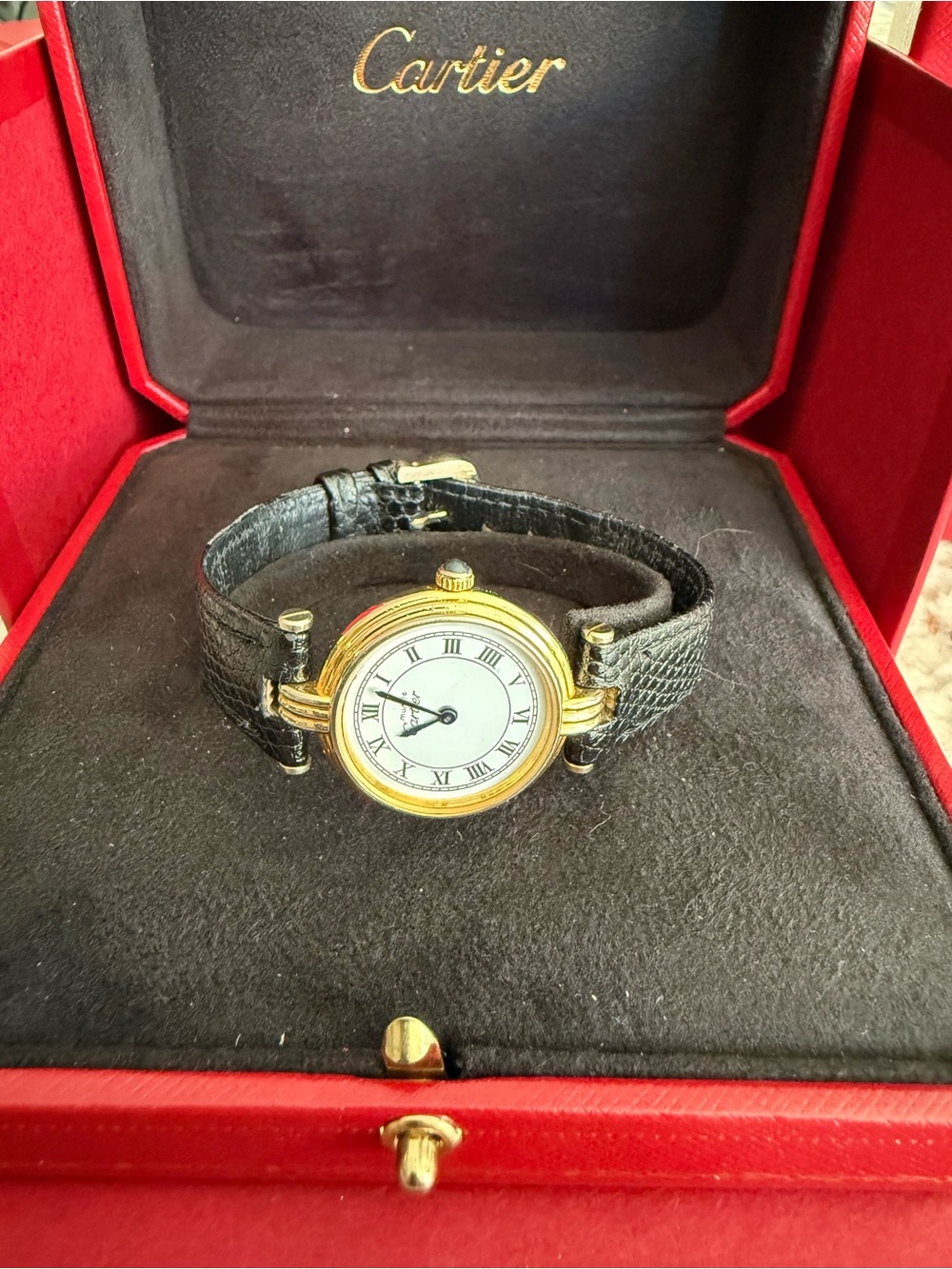 Must de Cartier solid sterling silver 18k gold plated - Picture 3 of 11